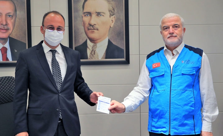 Belediye Başkanı Örki kurban vekaletini TDV'ye verdi
