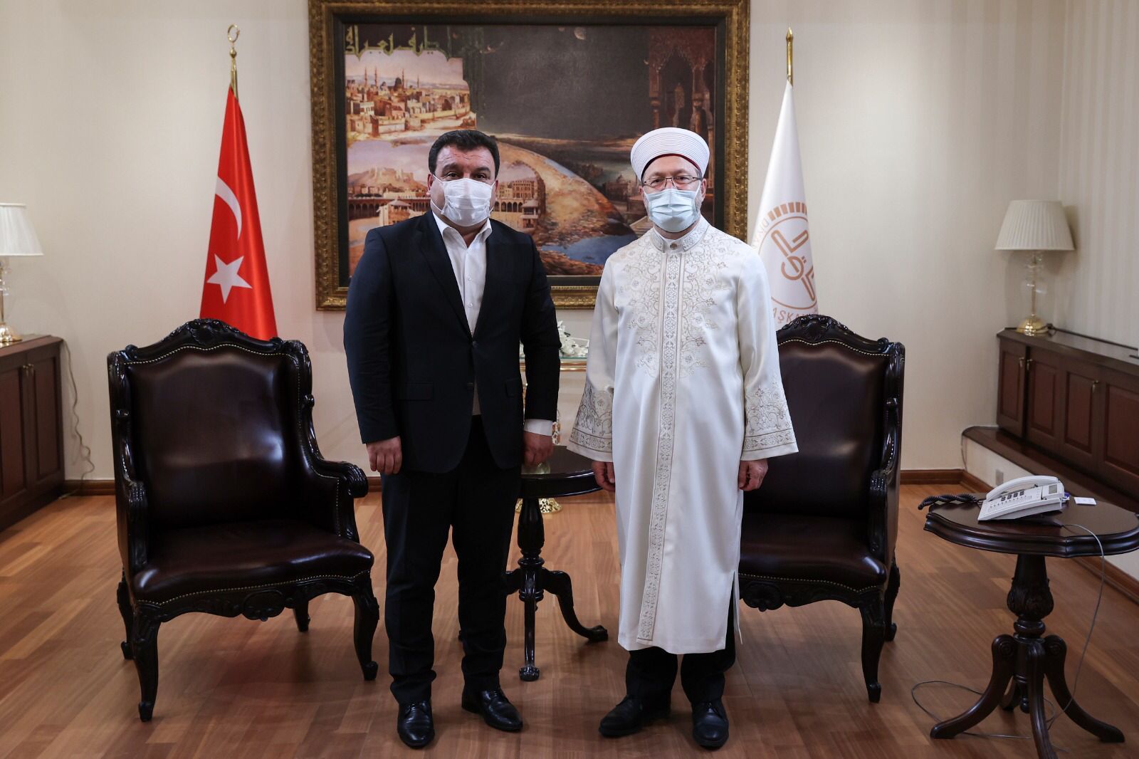 Genel Başkan Güldemir'den Diyanet İşleri Başkanı Erbaş'a Ziyaret