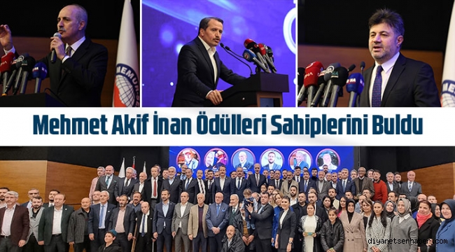 Mehmet Akif İnan Ödülleri Sahiplerini Buldu