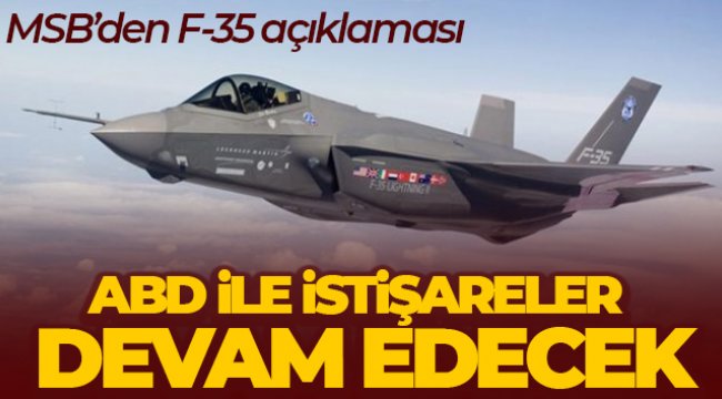 Türk ve ABD Savunma Bakanlıkları F-35 istişarelerin devamı konusunda mutabık kaldı