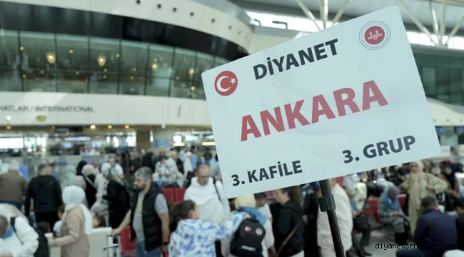 Ankara'dan ilk hac kafilesi uğurlandı