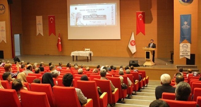 Aydın'da "Ailede Sorunlar ve Çözüm Önerileri" konulu konferans düzenlendi