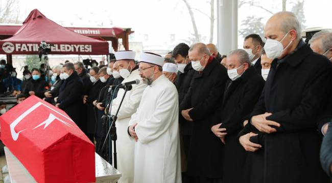 Başkan Erbaş, Topbaş'ın cenaze namazını kıldırdı