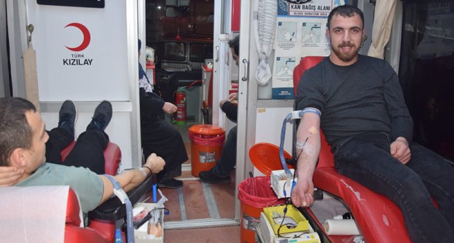 Espiye'de kan bağışı kampanyası düzenlendi