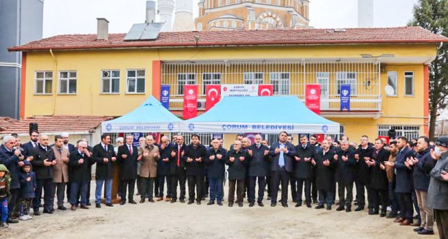 Hıdırlık Erkek Kur'an Kursu'nun yeni binasının temeli atıldı