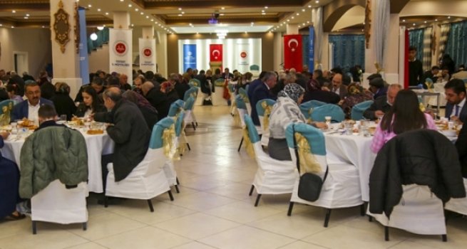 Müftülük şehit aileleri ve gazilerle iftar yaptı