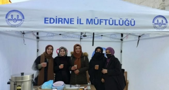 Müftülükten öğrenciler yararına kermes